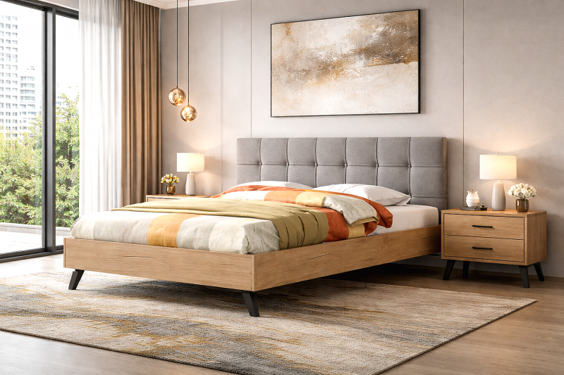 ΚΡΕΒΑΤΙ ΔΙΠΛΟ LINOME