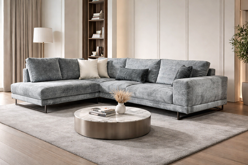 Σαλόνι γωνία Aura